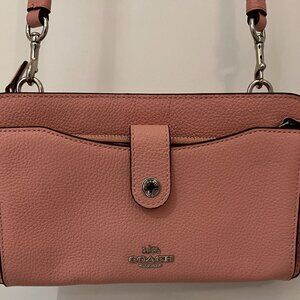 Coach Crossbody Pink Blush Wallet Purse
